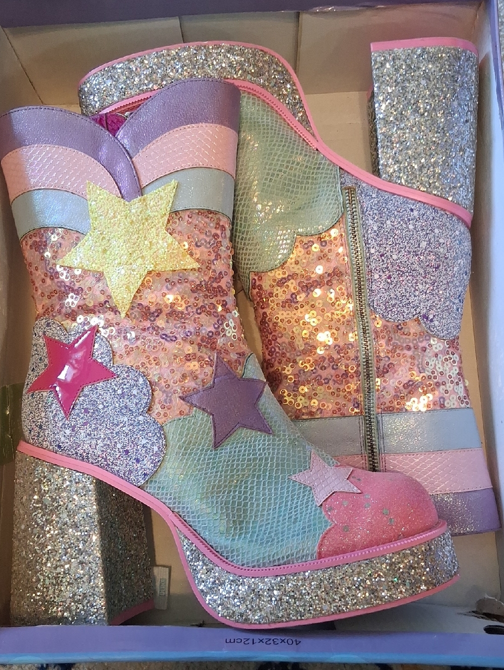 Ursa Major Pink, Size 41, Irregular Choice WooHoo - Picture 2 of 13